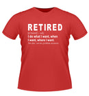 Fun Novelty RETIRED Tshirt
