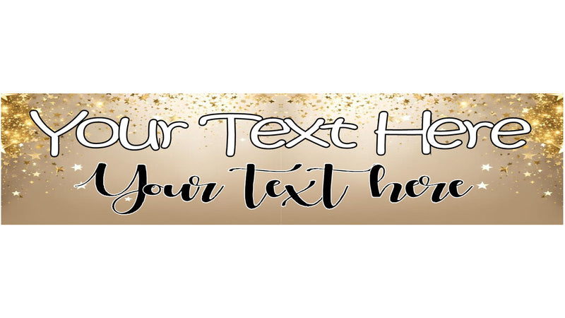 'Design Your Own' Personalised Banner