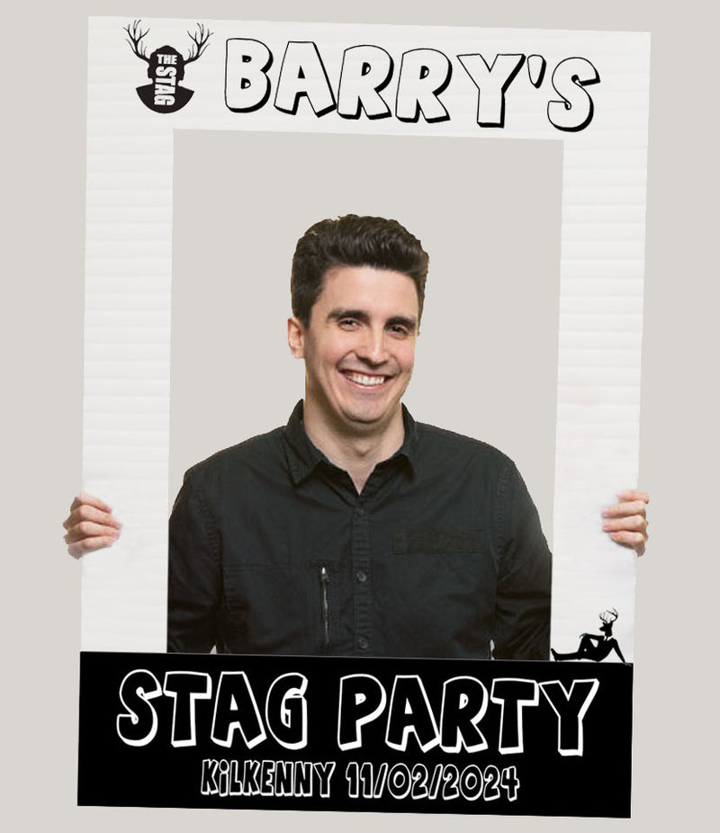 Personalised stag Party Selfie Frame