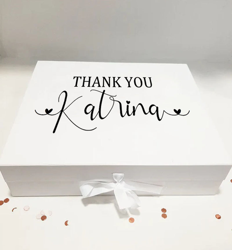 Luxury Personalised 'Thank You' gift box