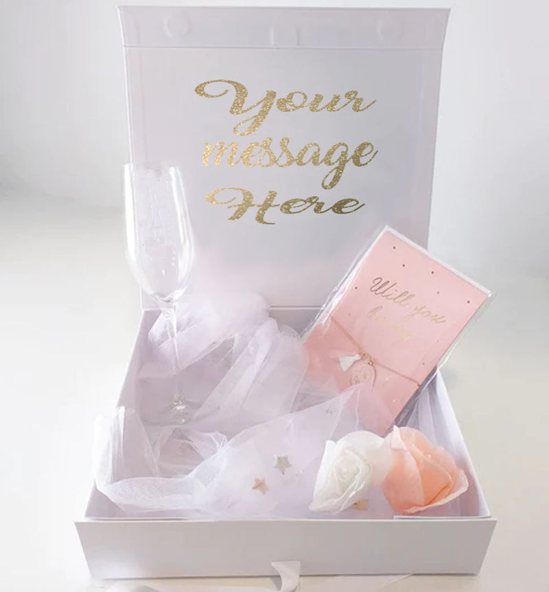 Luxury Personalised 'Thank You' design gift box