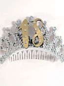 18th Champagne Gold Boxed Birthday Tiara
