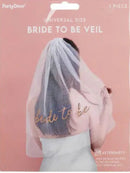 Bride to be veil, 63cm, white