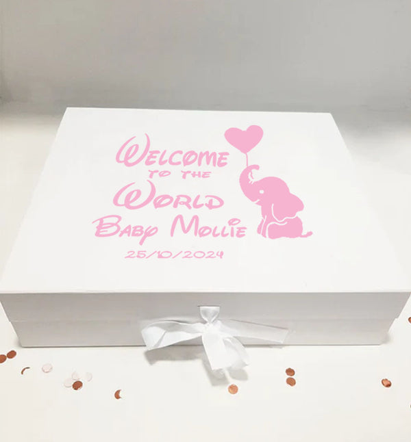 Luxury Welcome to the World! Personalised Gift Box