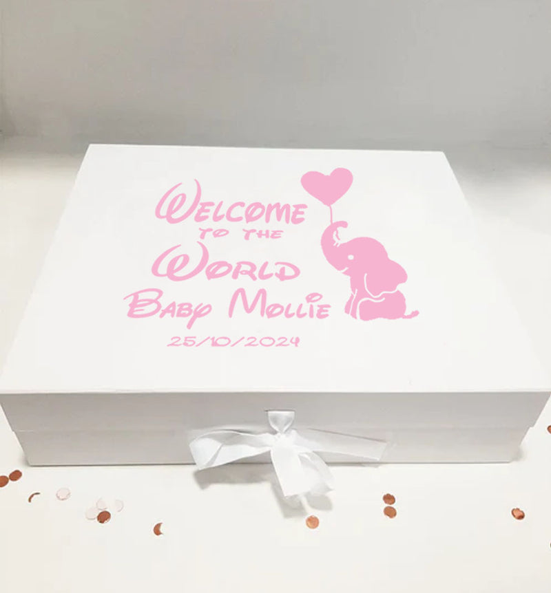 Luxury Welcome to the World! Personalised Gift Box