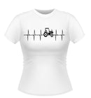 Tractor Heartbeat Funny Tshirt