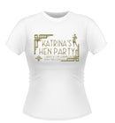 Gatsby/Flapper Personalised Hen party Tshirt