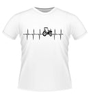 Tractor Heartbeat Funny Tshirt
