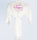 Personalised Floral Design Robe
