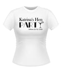Classy Fun Personalised Hen Party Tshirt