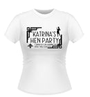 Gatsby/Flapper Personalised Hen party Tshirt