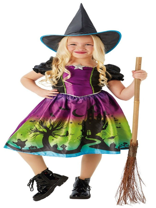 Ombre Witch Kids Costume