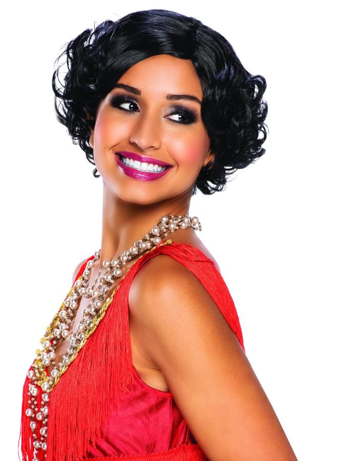 1920's Classic Black Wig