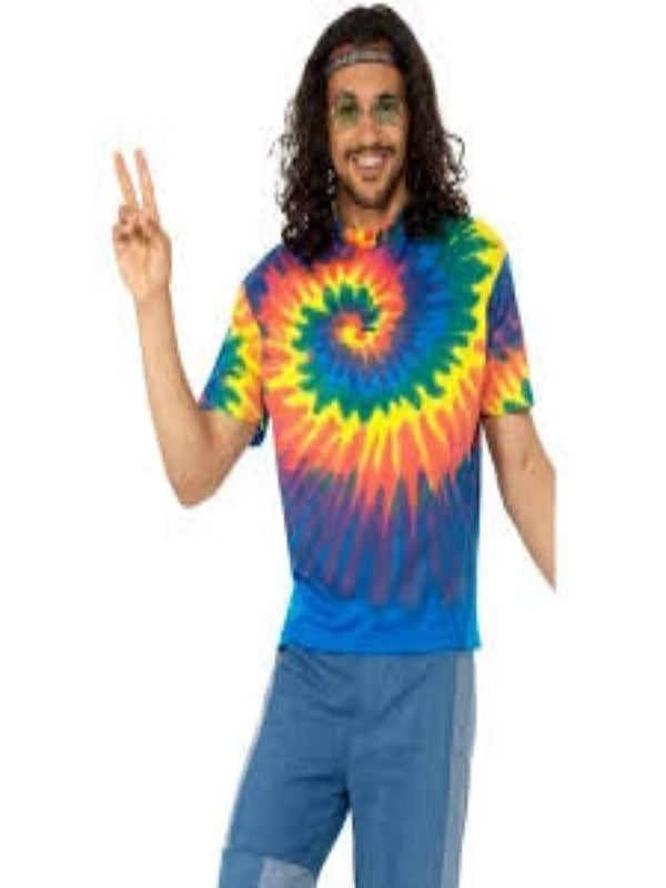 1960s Tie Dye T-Shirt, Multi-Coloured