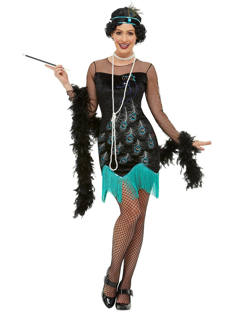 20s Peacock Flapper Costume