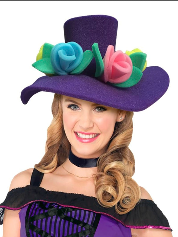 Flower Foam Fedora Hat
