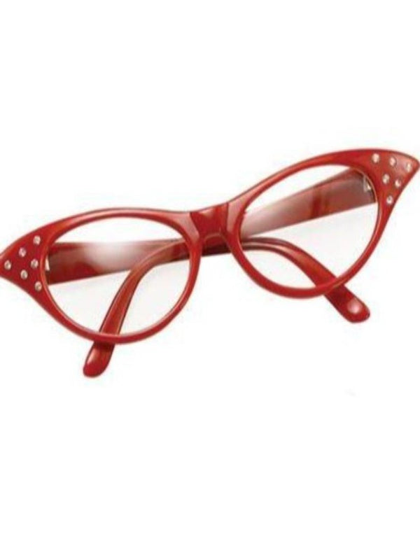 50's Red Glasses
