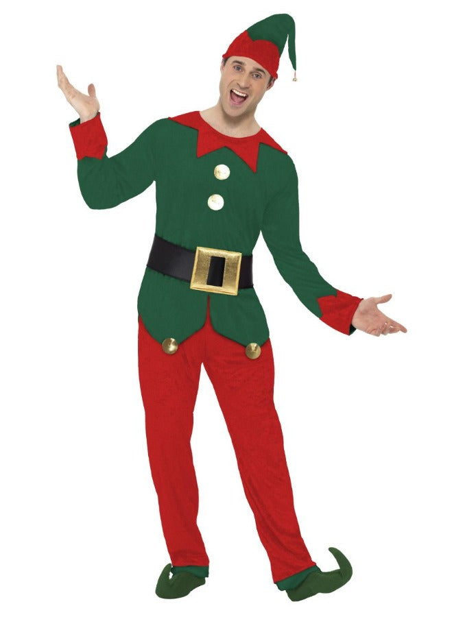 Elf Costume, Red & Green