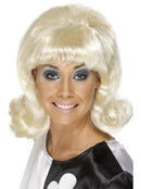 60's Flick Up Blonde Wig