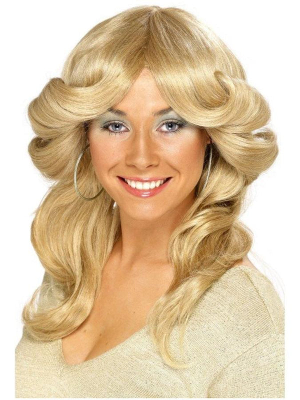 70's Flick Blonde Wig