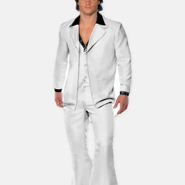 70 s Mens White Suit