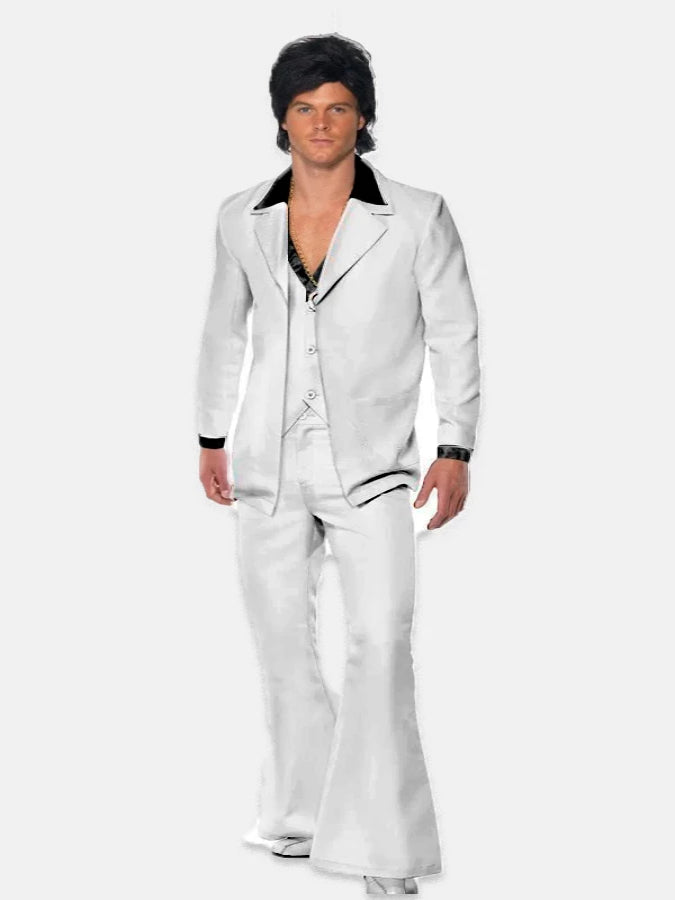 70's Mens White Suit