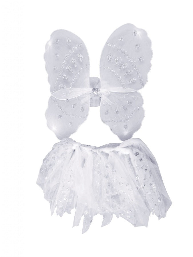 Children's Angel Wings And Tutu Set