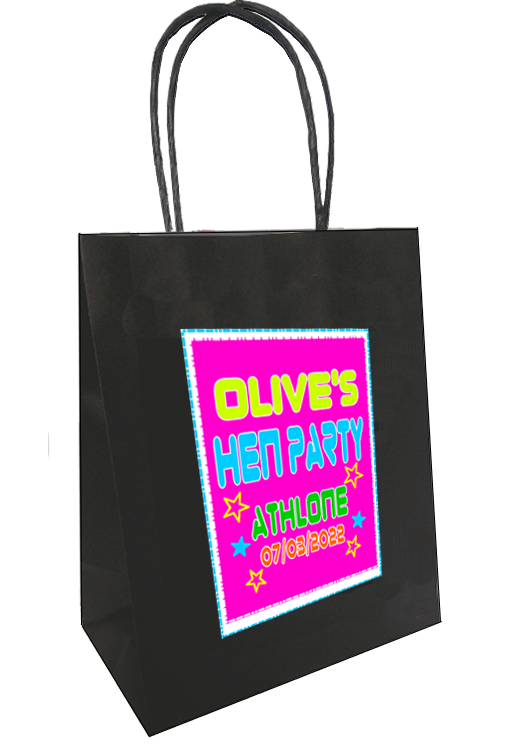 80's Design Personalised Bag