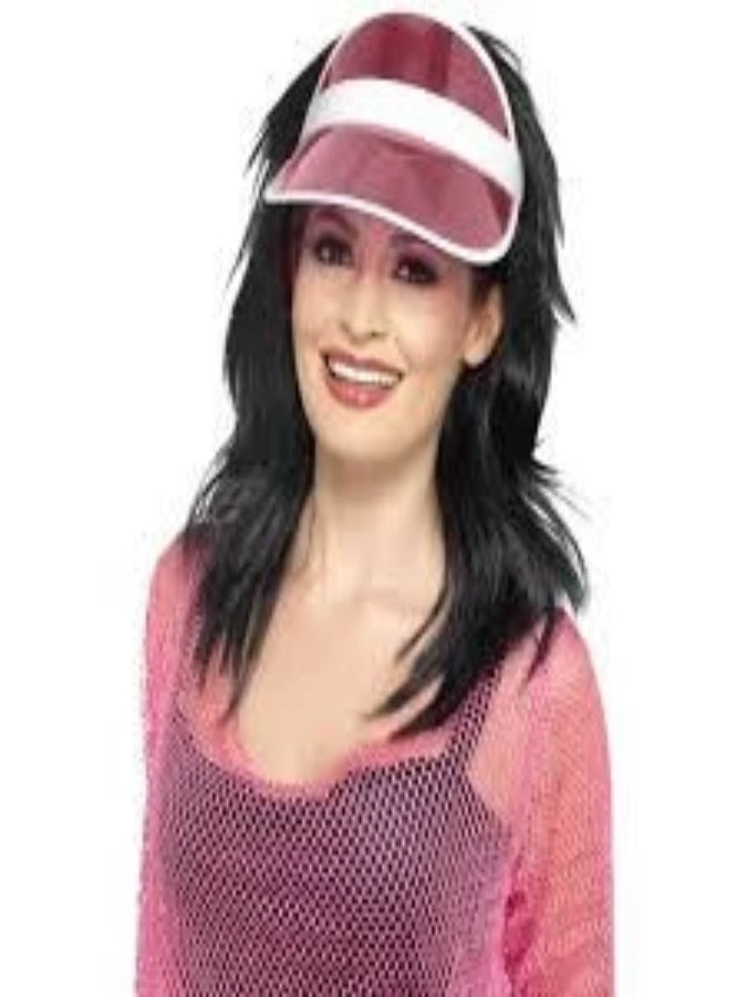 80s Sun Visor pink