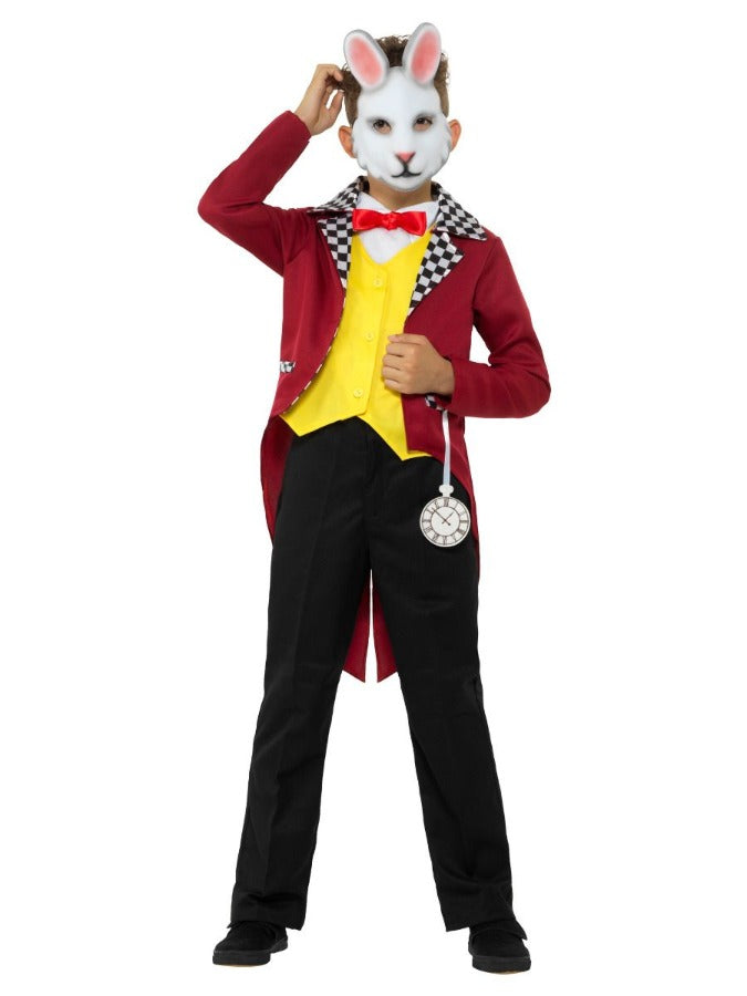 White Rabbit Kids Costume, Multi-Coloured