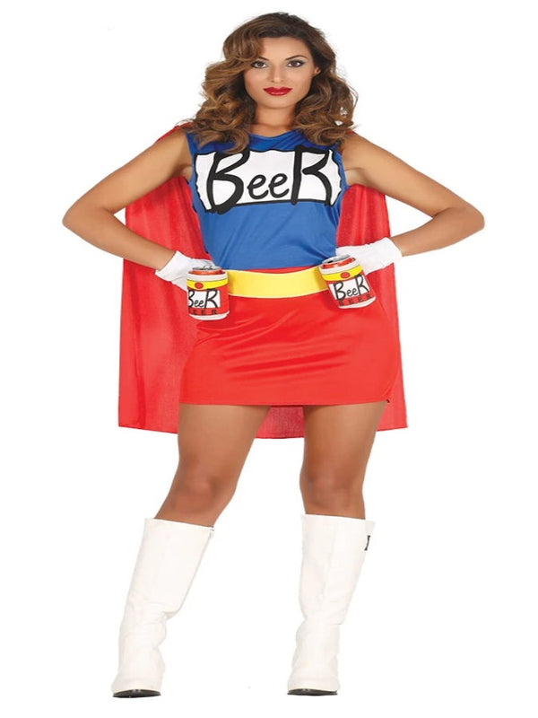 ADULT BEER WOMAN COSTUME