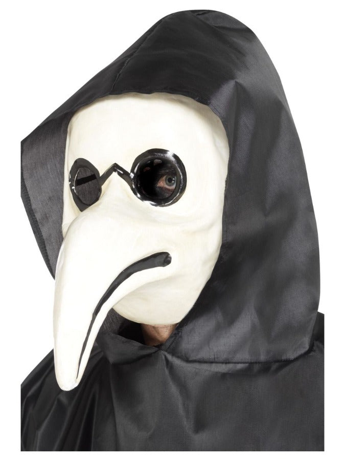 Authentic Plague Doctor Mask, White