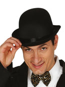 BLACK BOWLER HAT HIGH QUALITY