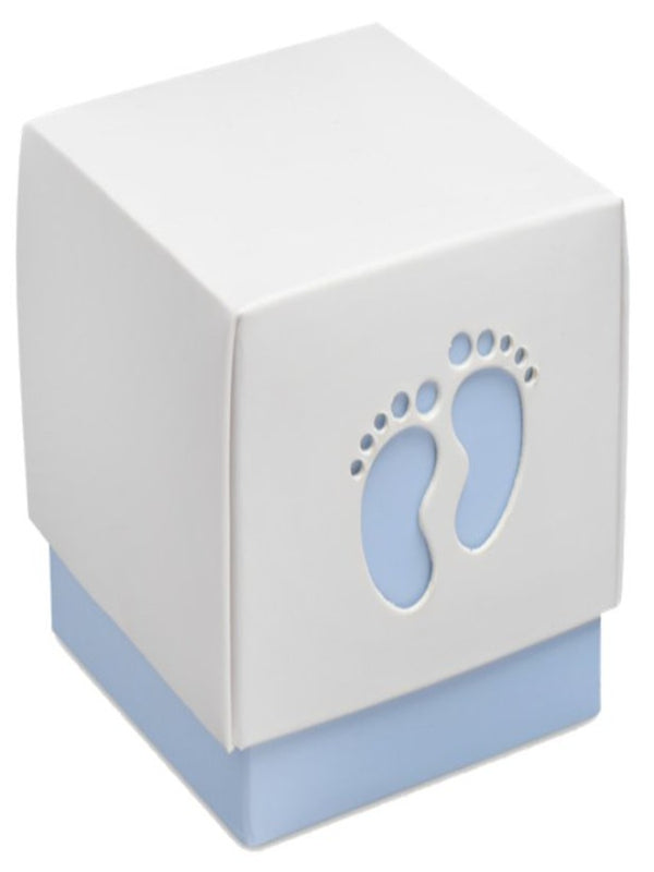 BABY FOOTPRINT BOX BLUE