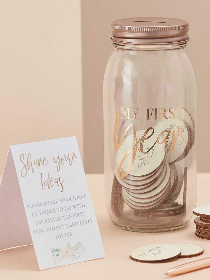 Baby's First Year Memory Jar