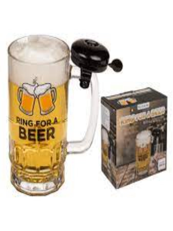 Beer glass with bell