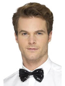 Black Sequin Bow Tie