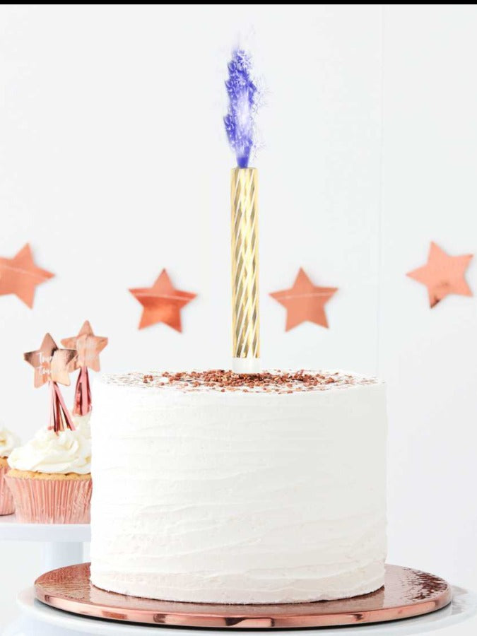 Blue Birthday or Gender Reveal Cake Fountain