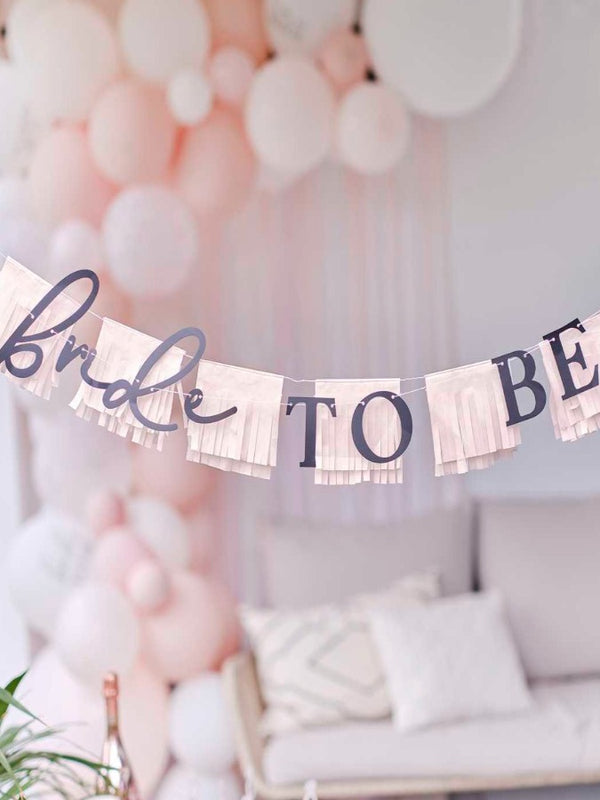 Bride To Be Hen Party Bunting with Tassel Garland