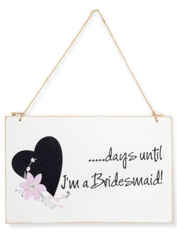 BLACKBOARD"BRIDESMAID"