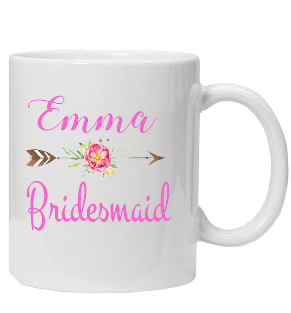 Personalised Bridesmaid Mug