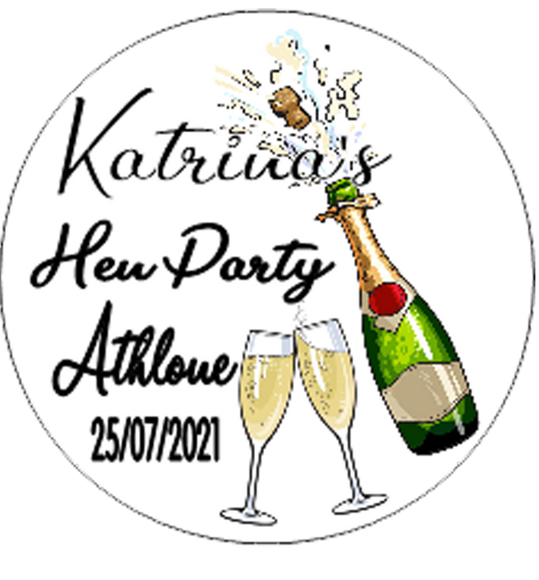 Personalised Celebrate theme Hen Party Badge