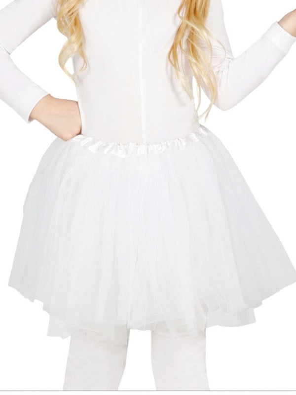 CHILDRENS WHITE TUTU 31 CM
