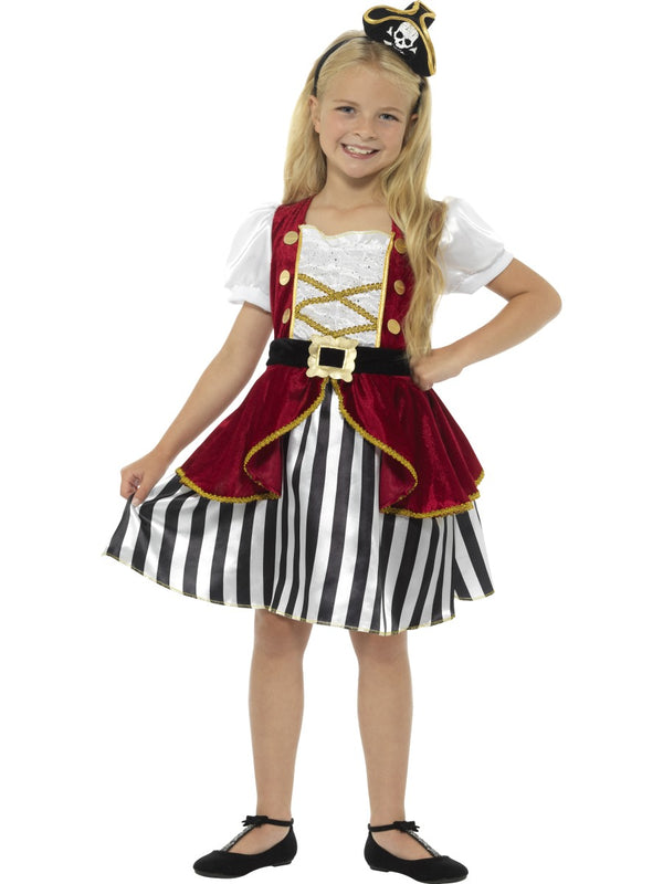 CHILDS DELUXE PIRATE GIRL COSTUME