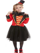 DELUXE THE GREATEST SHOWMAN RINGMASTER KIDS COSTUME DRESS