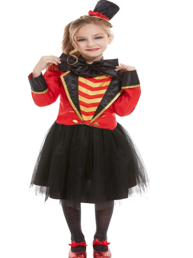 DELUXE THE GREATEST SHOWMAN RINGMASTER CHILDS COSTUME DRESS