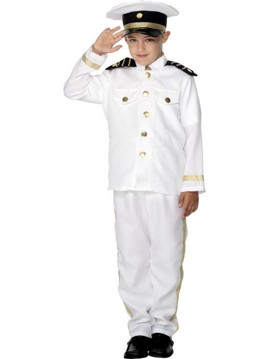 Captain Costume Child, White
