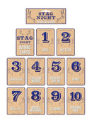 Cards Female Rating 20x13cm  10 Pcs