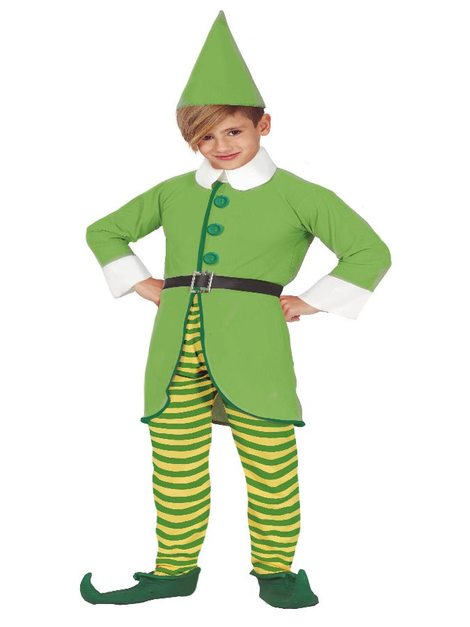 Elf Green Kids Costume