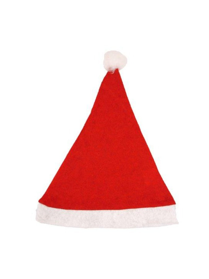 Children's Santa Hat with Bobble and Trim